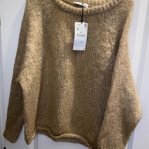 Zara the knitwear collection oversized wool sweater